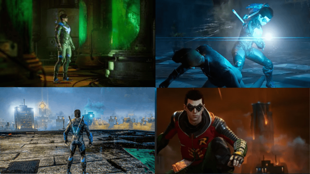 Gotham Knights in-game cinematics